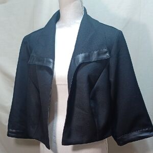 Annalee + Hope Jacket Bolero Blazer Black 16W Plus